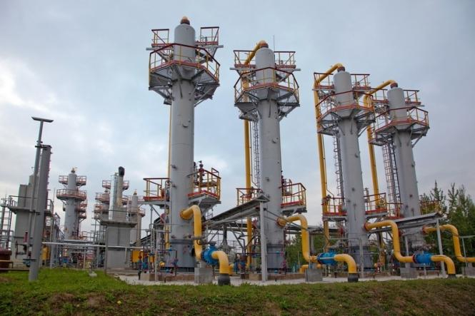 В украинских  хранилищах рекордно выросли запасы газа