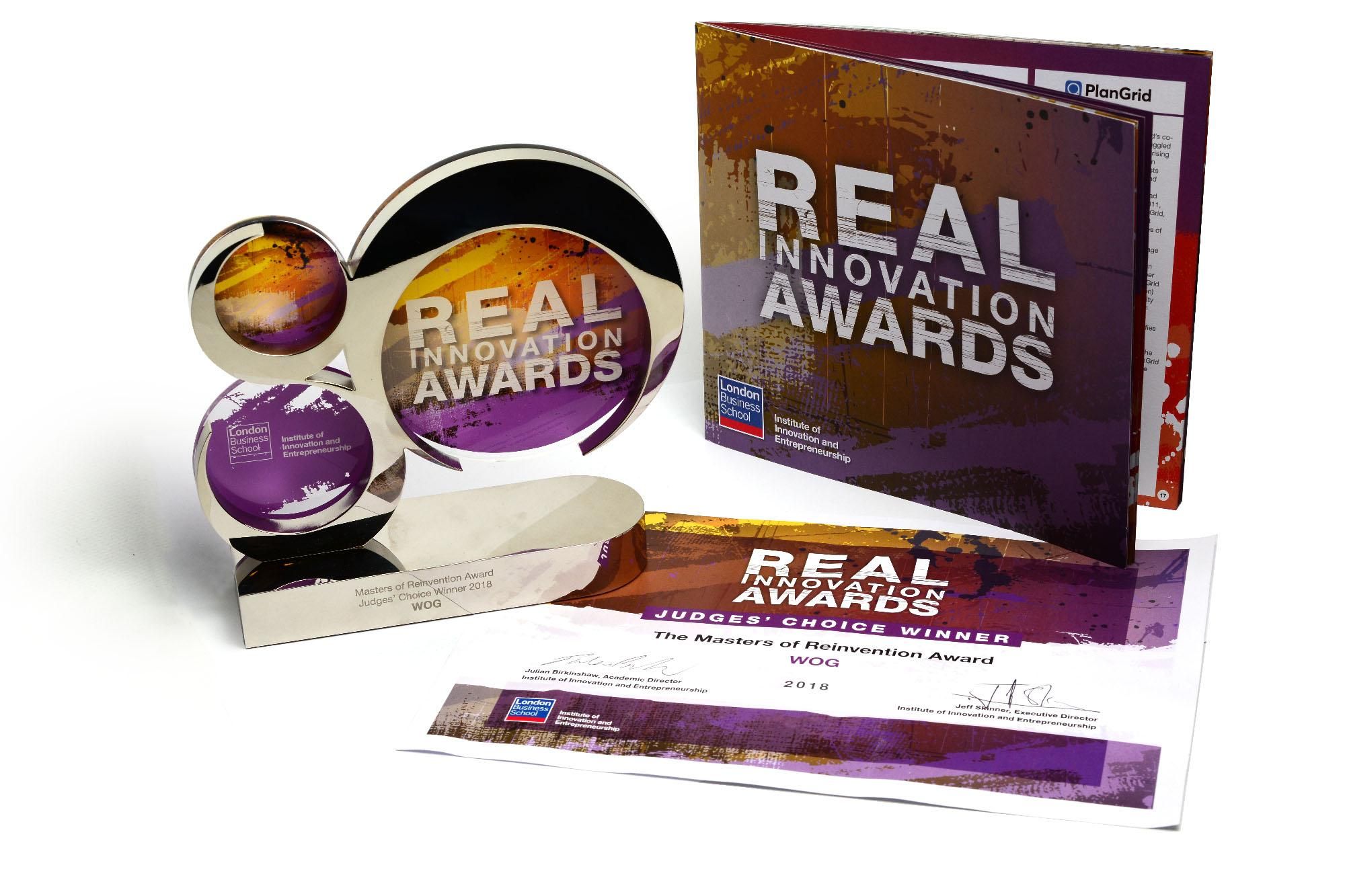 WOG стала першою українською компанією, що отримала міжнародну премію в сфері інновацій WOG стала першою українською компанією, що отримала міжнародну премію в сфері інновацій