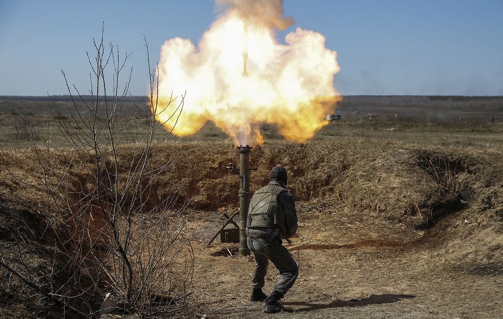 Боевики на Донбассе осуществили огневой налет на украинских военных из запрещенных минометов