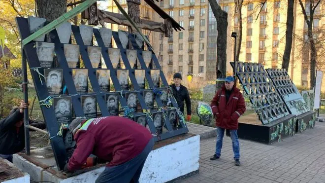 Київ пам'ятник Герої Небесна Сотня Революція Гідності Євромайдан розслідування