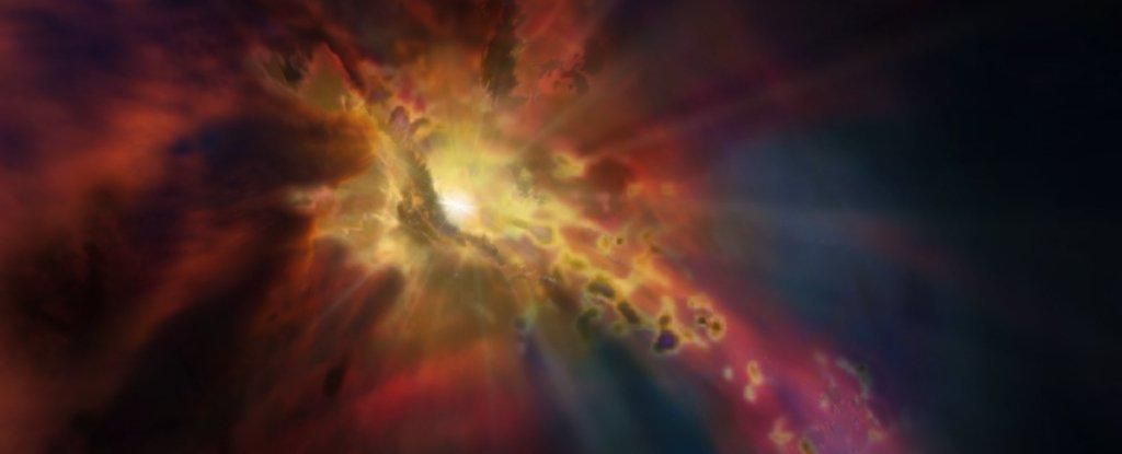 В космосе заметили галактику-фонтан: невероятные фото