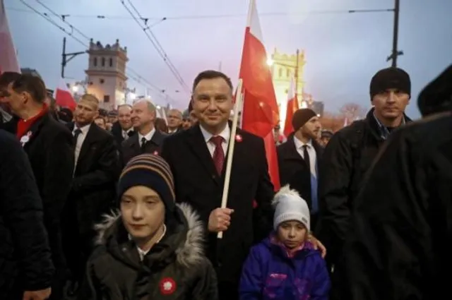 Дуда Польща марш президент Дуда Польща марш президент