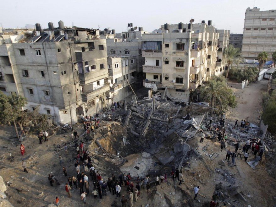 Израиль атаковал 50 целей сектора Газа: видео ударов