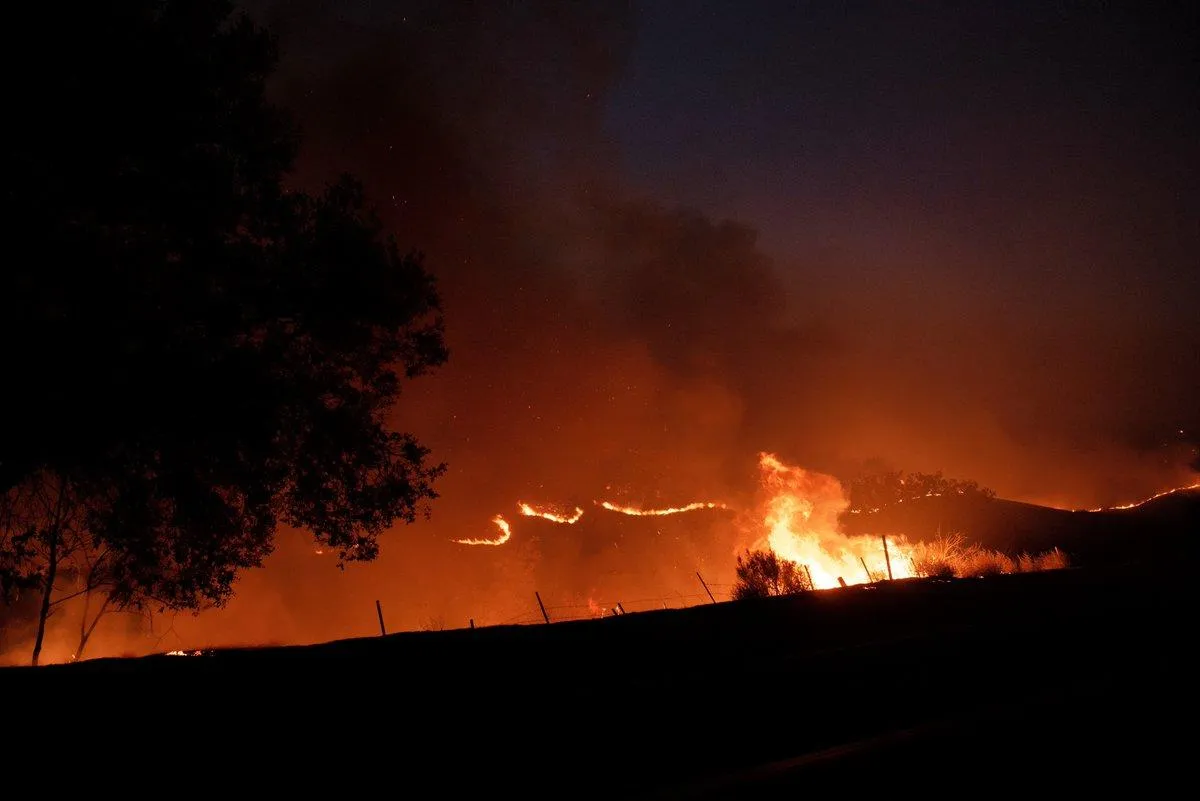 Лісові пожежі в Каліфорнії