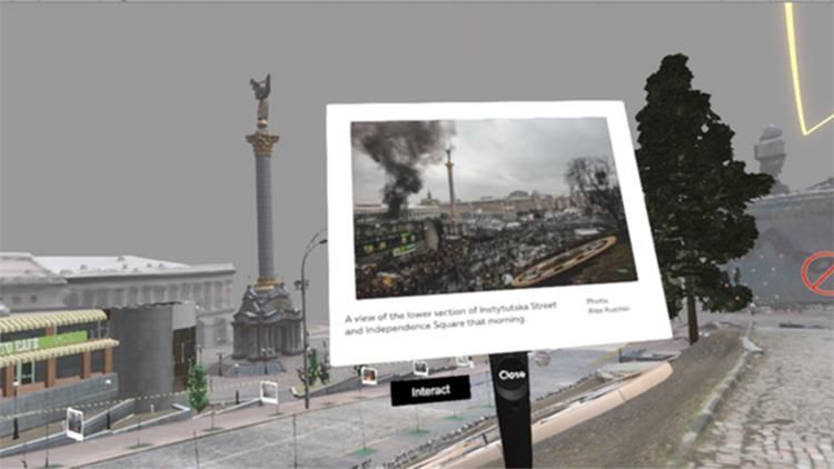 Страшні події Революції гідності відтворили у віртуальній реальності: відео