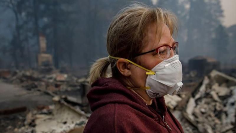 Після лісових пожеж у Каліфорнії, повітря стало "найгіршим у світі"