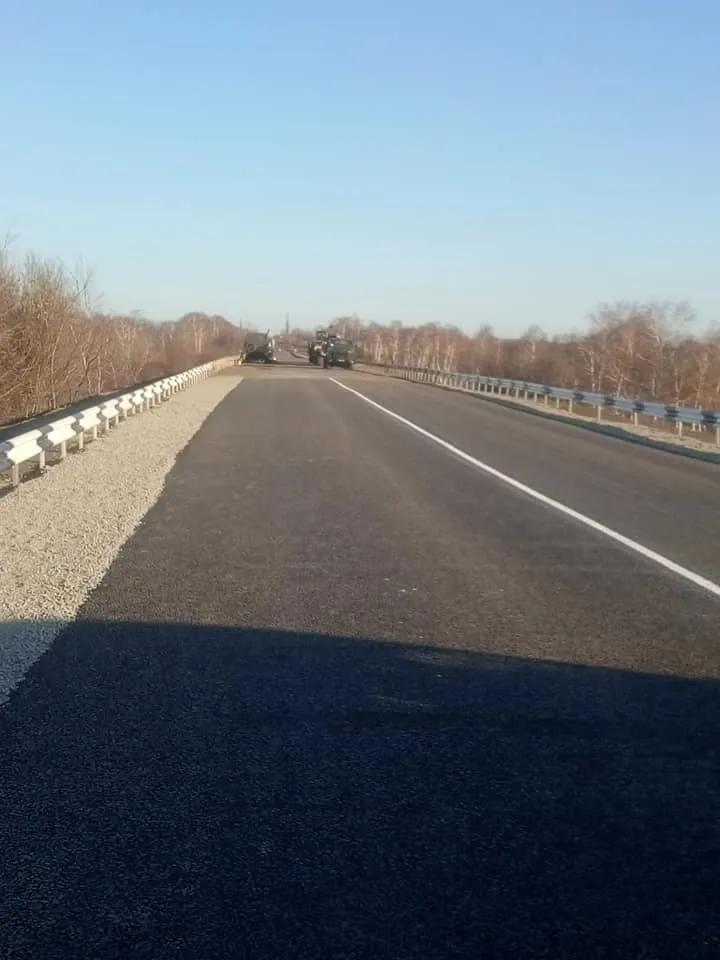 Попасна Військові відновили Міст Попасна Військові відновили Міст