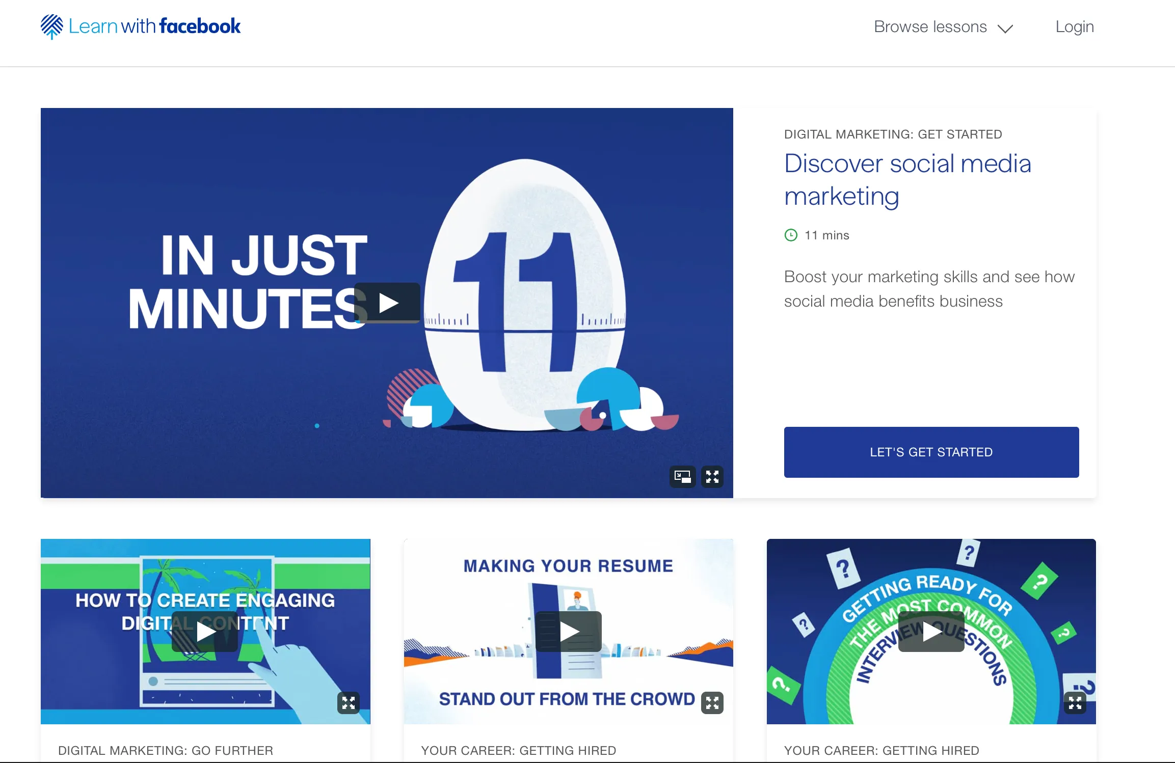 Learn with Facebook Learn with Facebook