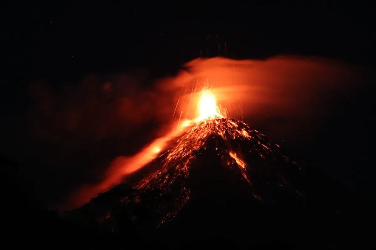 виверження вулкану Фуего