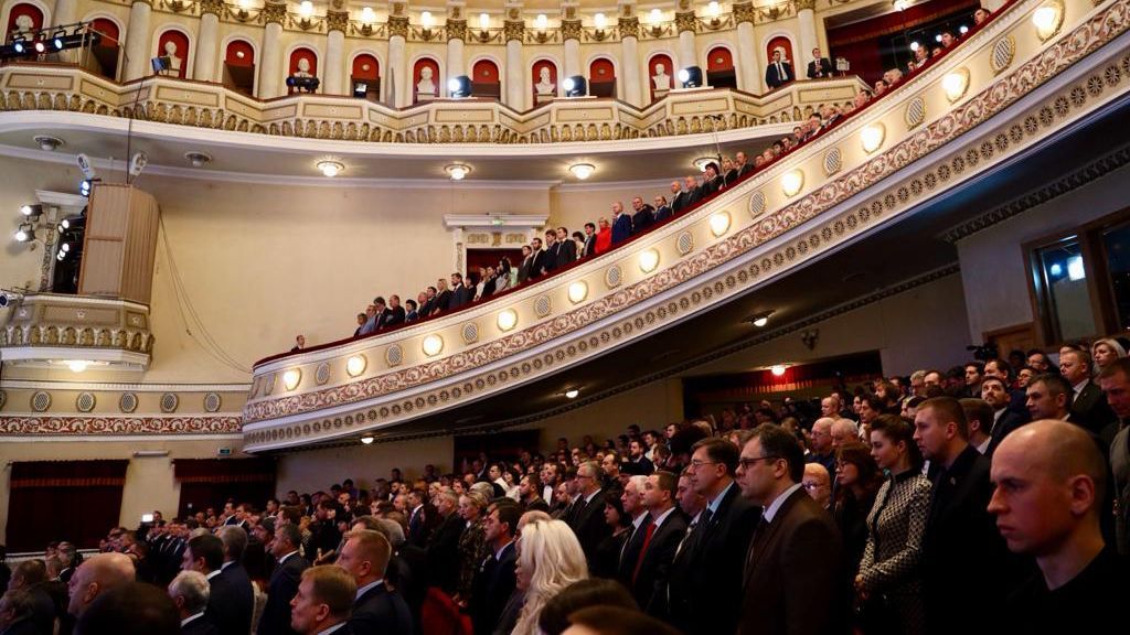 Хто засвітився на "інавгурації" Пушиліна: відомо прізвища Хто засвітився на "інавгурації" Пушиліна: відомо прізвища