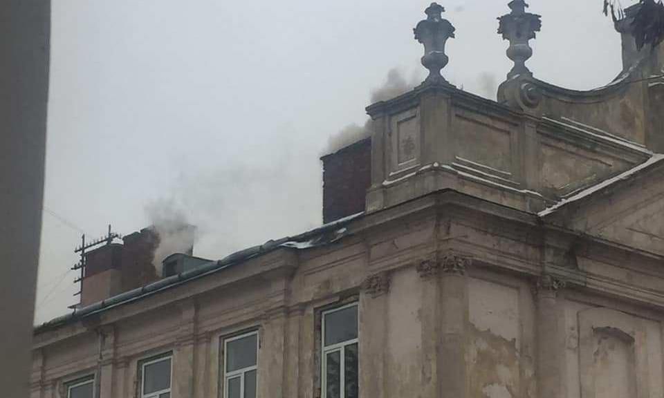 Пожежа у Львові у лікарні 21 листопада 2018: фото пожежі
