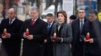 Первые лица государства пришли почтить память героев Небесной Сотни: фото