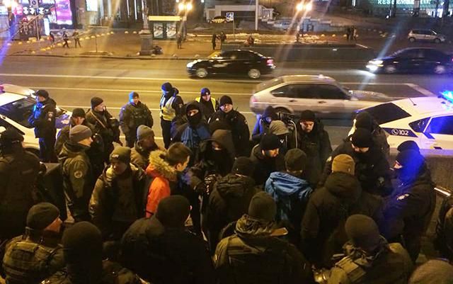 Затримання біля Будинку профспілок у Києві: у поліції прокоментували інцидент