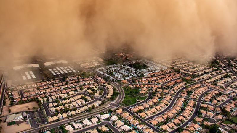 Австралию накрыла пыльная буря: невероятные фото и видео
