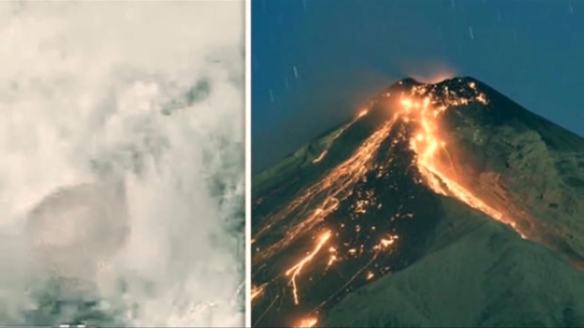 На Аляске вулкан Вениаминова выбросил пепел на высоту 5 километров: видео