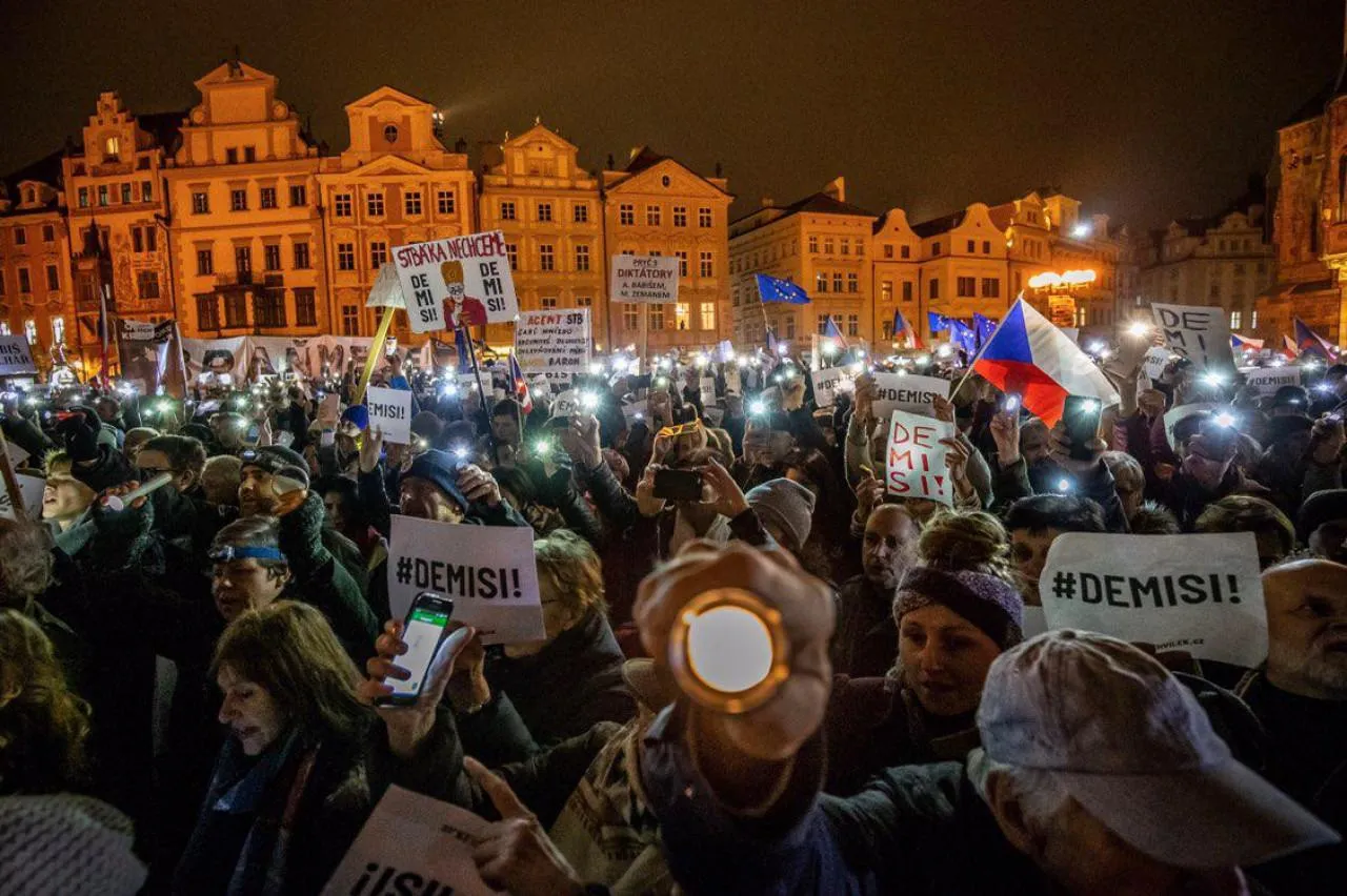 Чехія Протести Бабіш