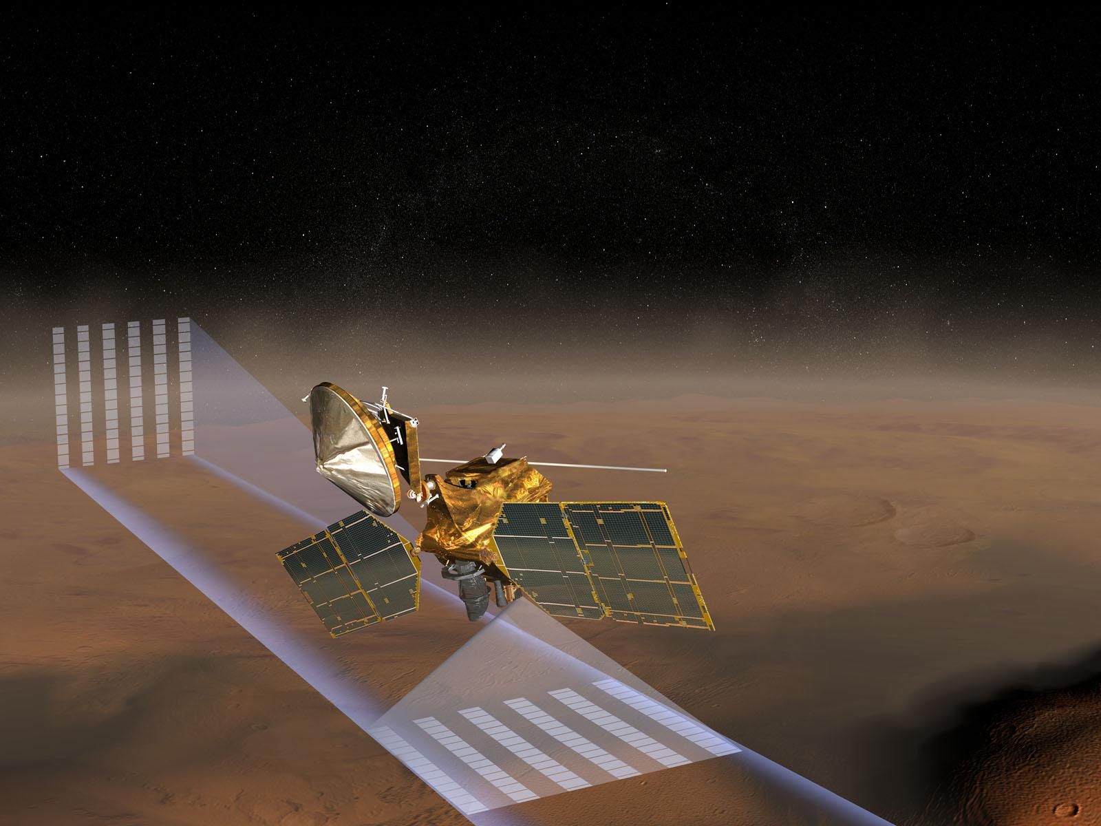Зонд присылал фальшивые фото воды на Марсе