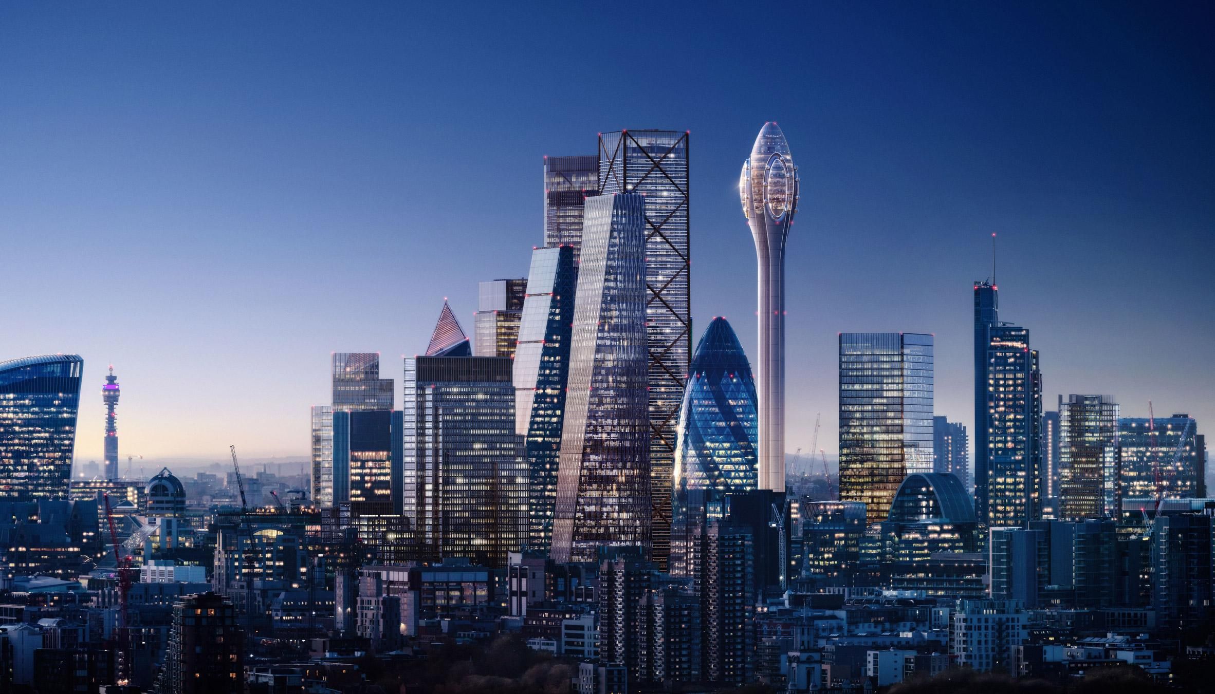 У центрі Лондона з'явиться 300-метровий "Тюльпан": футуристичні фото