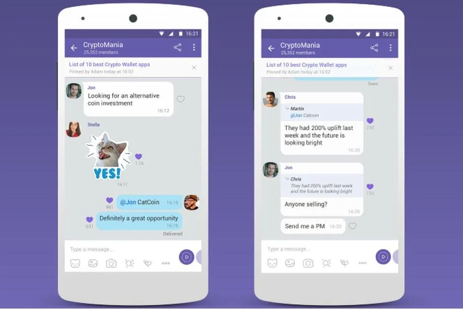 Viber запустив унікальний чат