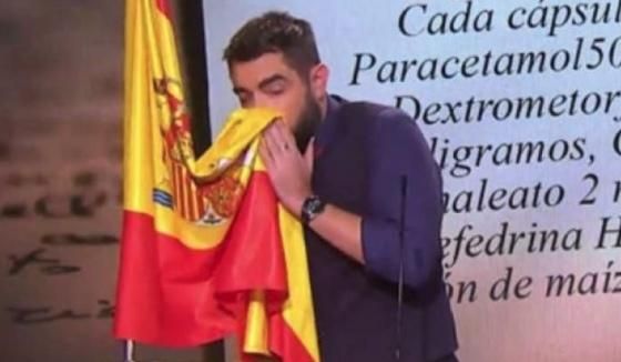 іспанія комік висякався в прапор