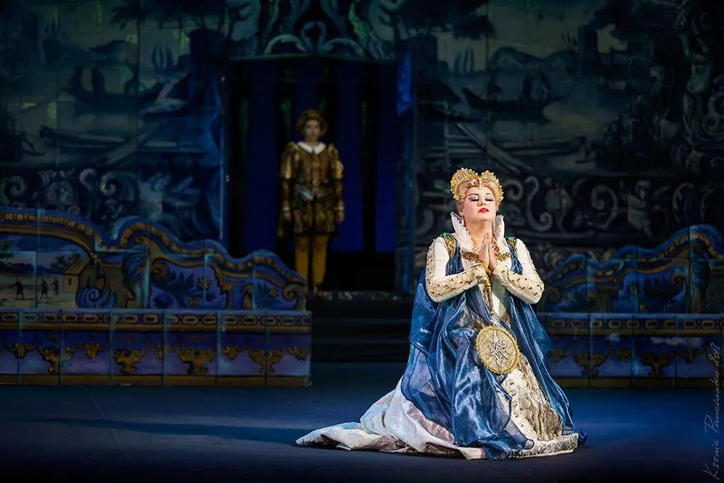 Людмила Монастирська у партії Єлизавети в опері Людмила Монастирська у партії Єлизавети в опері