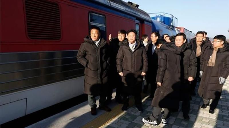 Историческое событие: впервые за 10 лет поезд из Южной Кореи пересек границу с КНДР