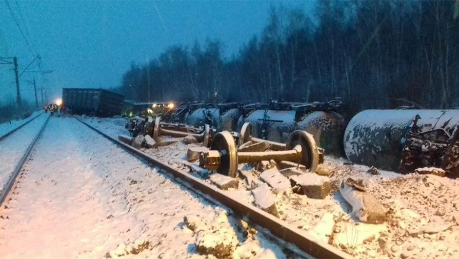 Росія аварія потяг