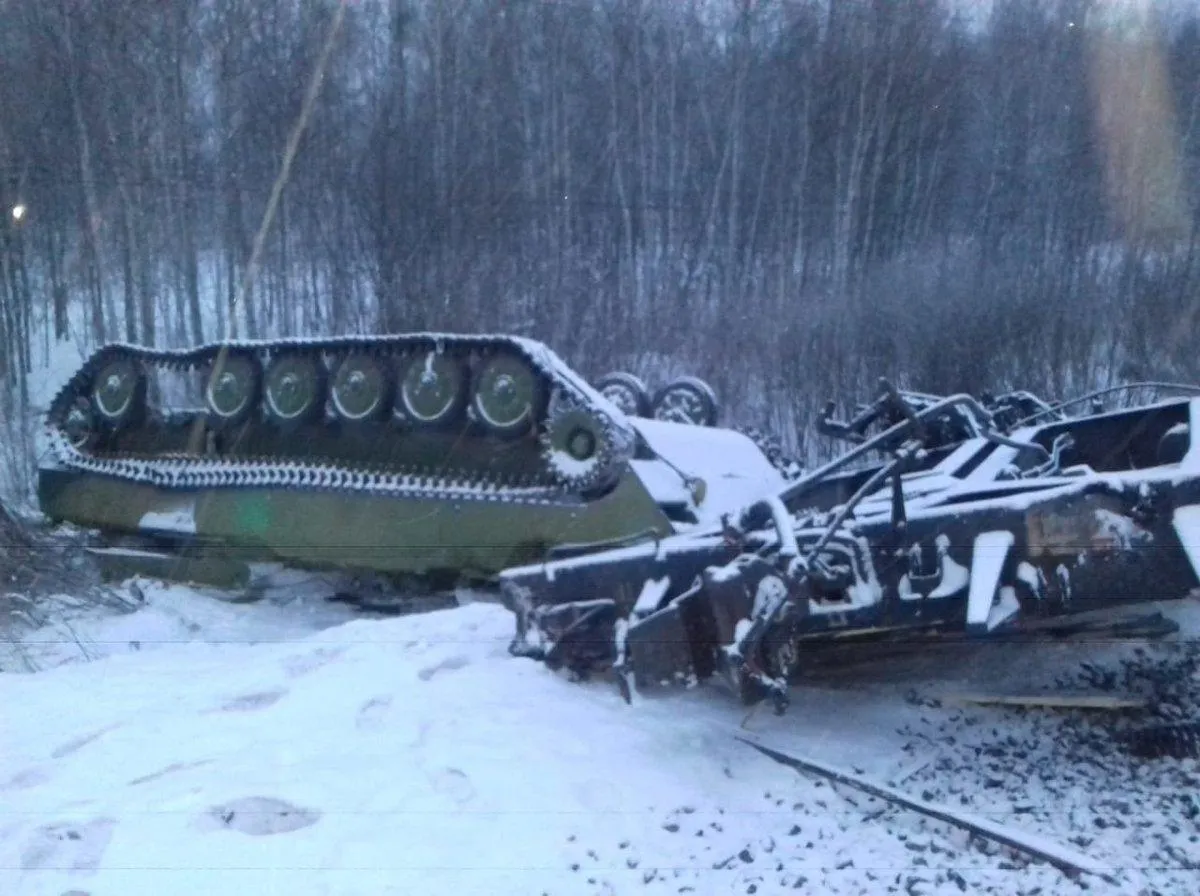 Росія поїзд аварія