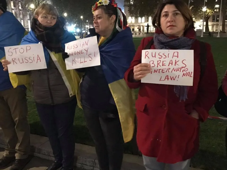 мітинг лондон російська агресія