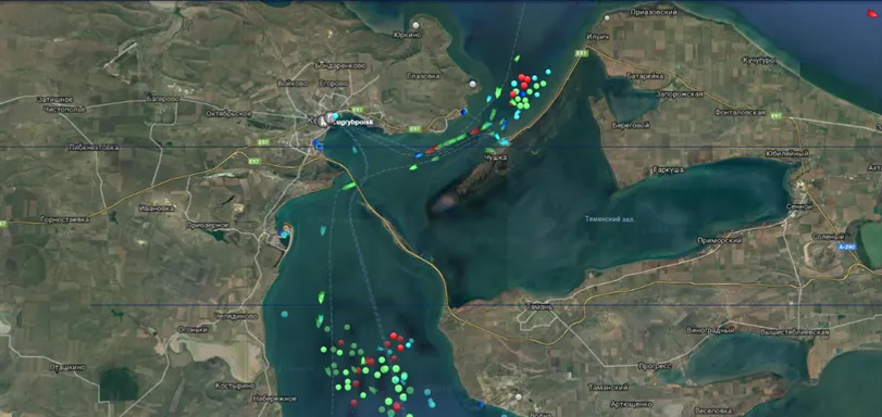 кораблі Керченська протока РФ заблокувала Керченську протоку аварія кораблі