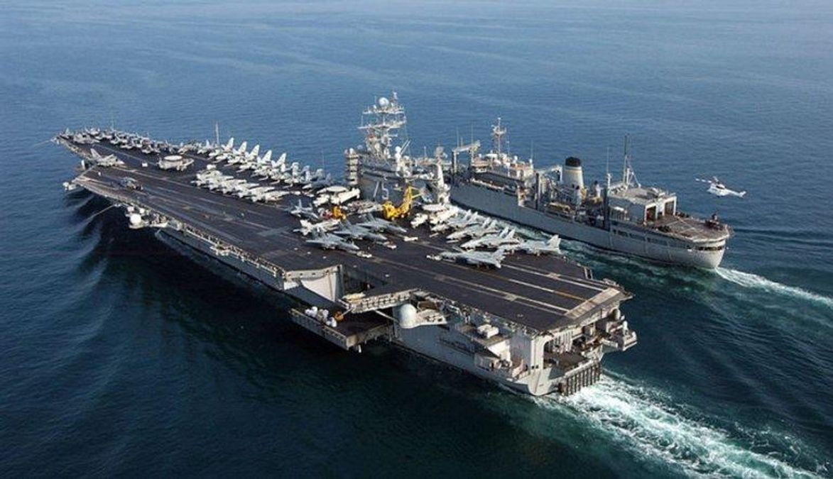 США направили атомный авианосец в Персидский залив для демонстрации силы Ирану США направили атомный авианосец в Персидский залив для демонстрации силы Ирану