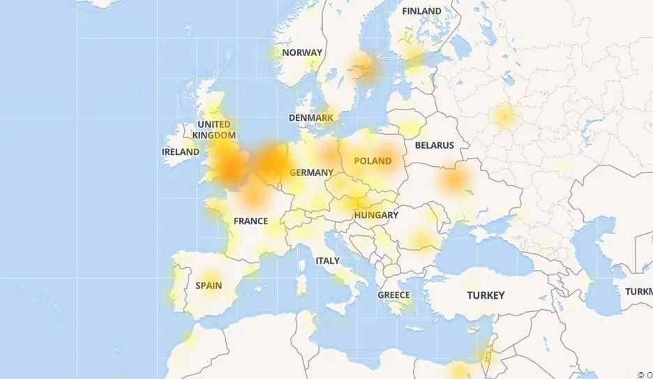 Збій у Facebook Збій у Facebook