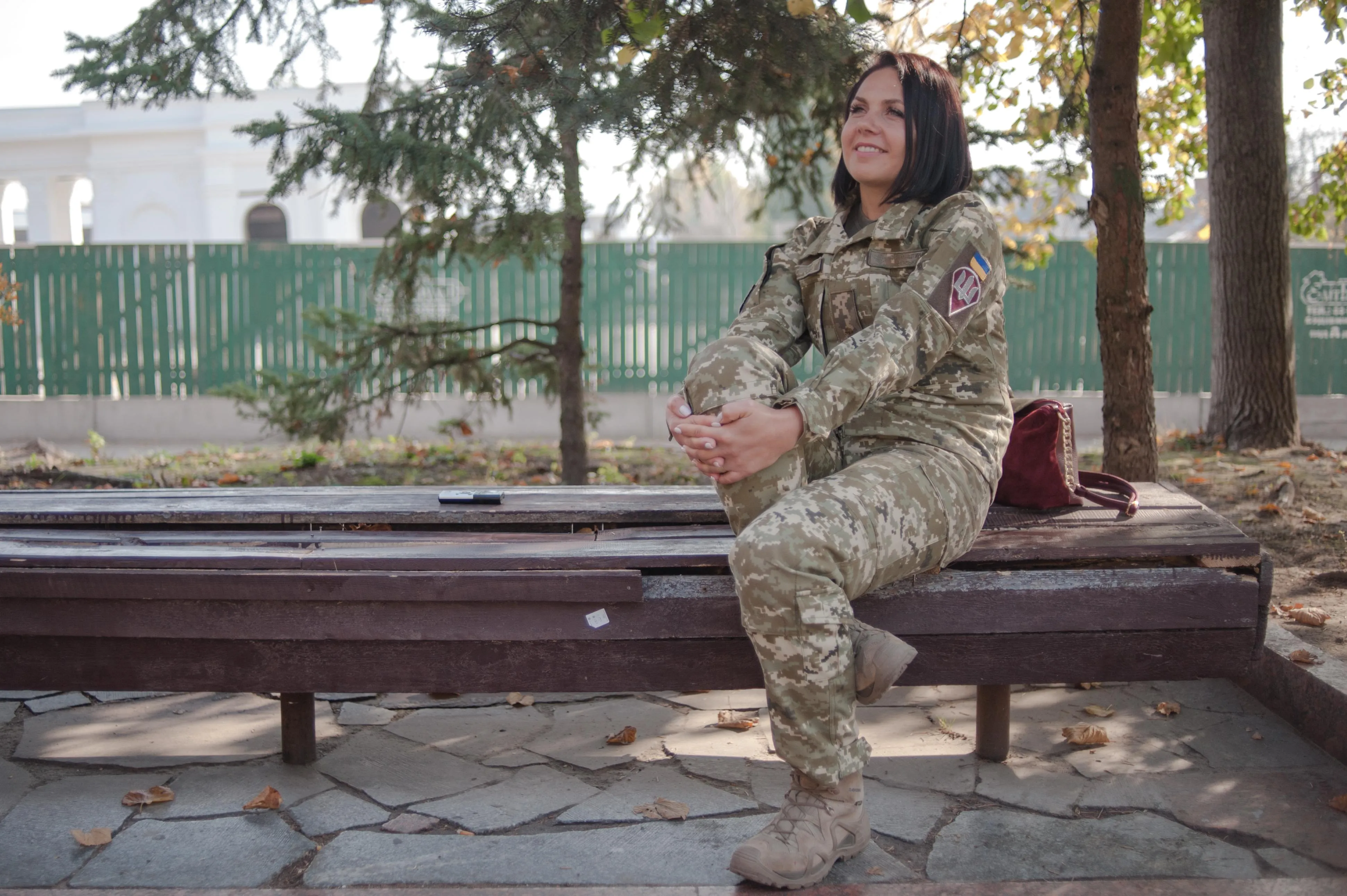 Майор 95-ої окремої десантно-штурмової бригади Тетяна Забродська Майор 95-ої окремої десантно-штурмової бригади Тетяна Забродська