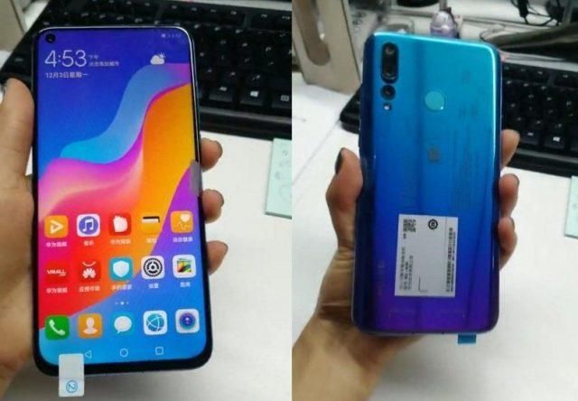 Смартфон Huawei Nova 4 з дірявим екраном: фото