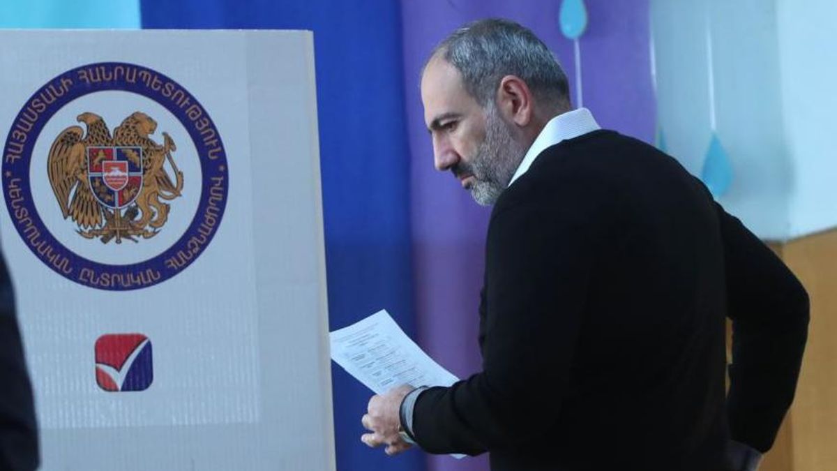 Вибори у Вірменії: другу Кремля Пашиняну прогнозують 60% Вибори у Вірменії: другу Кремля Пашиняну прогнозують 60%
