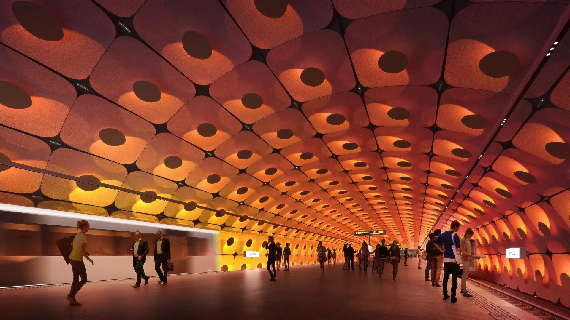 метро Осло Норвегія Заха Хадід метро Осло Норвегія Заха Хадід