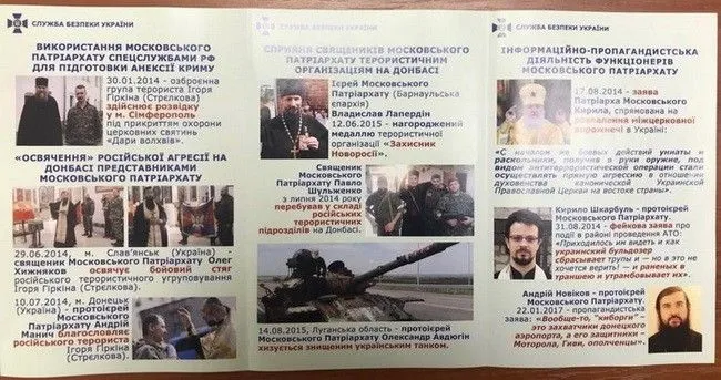СБУ російська пропаганда УПЦ МП війна Донбас анексія Крим