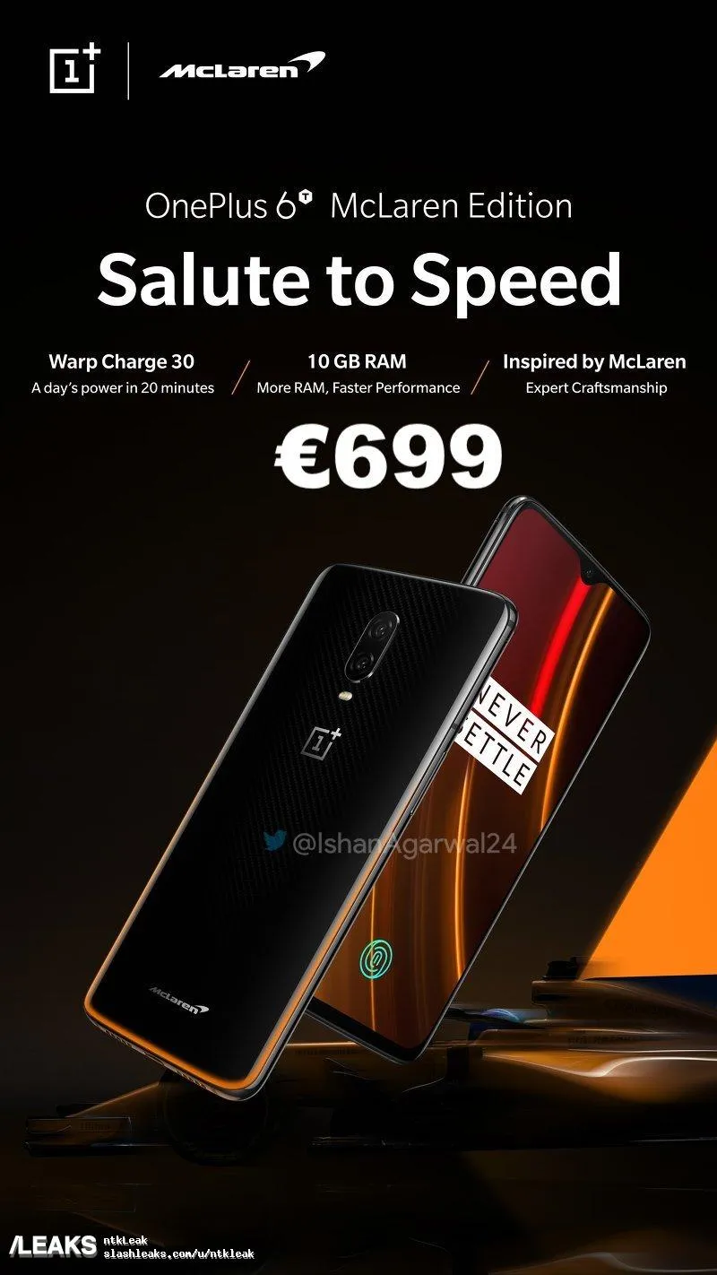 OnePlus 6T McLaren Edition OnePlus 6T McLaren Edition
