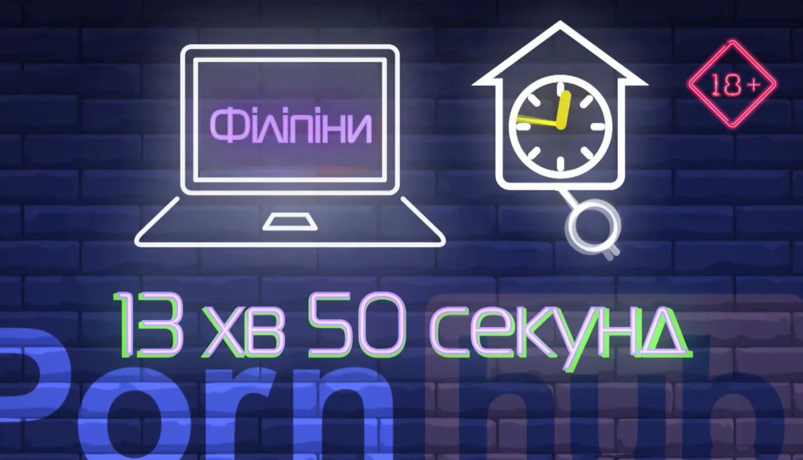 Філіпінці переглядають порно-ролики 13 хвилин 50 секунд