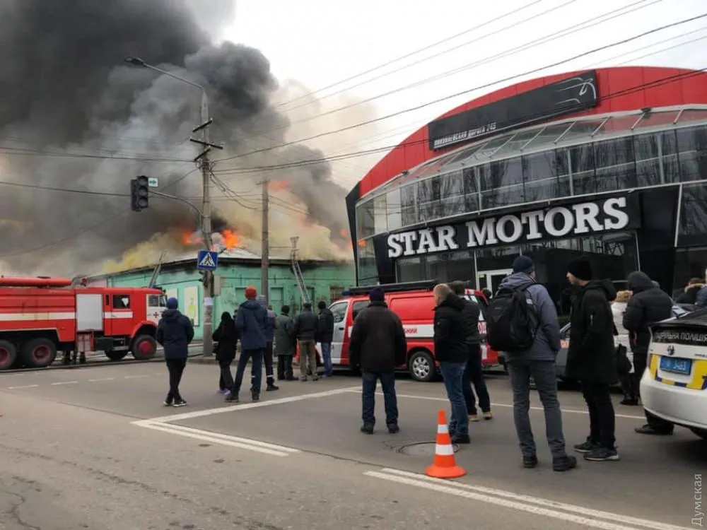 Пожежа в Одесі Пожежа в Одесі