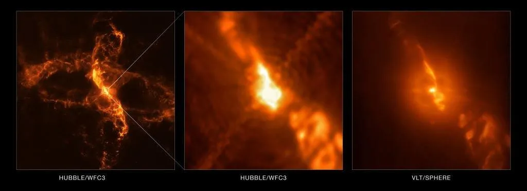 Знімки Hubble, які демонструють утворення супернової
