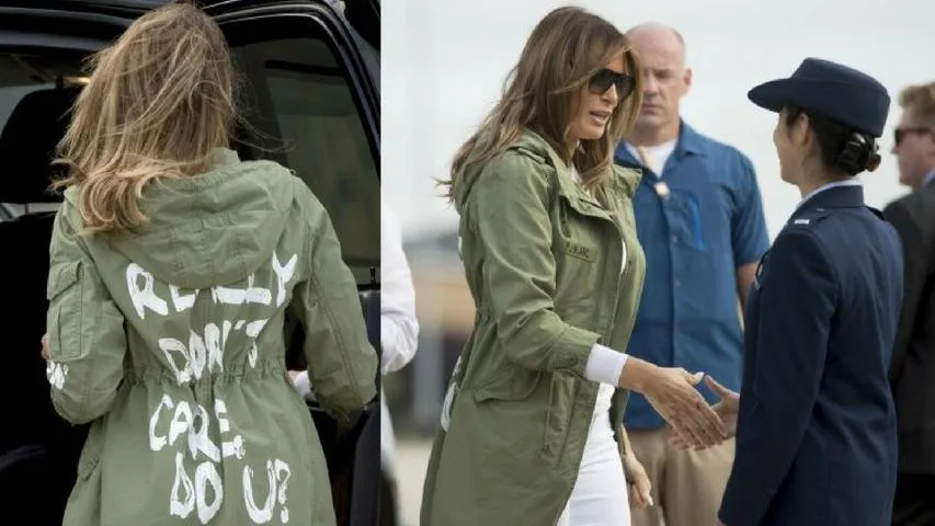 Меланія Трамп у скандальній куртці Panama Today Меланія Трамп у скандальній куртці Panama Today