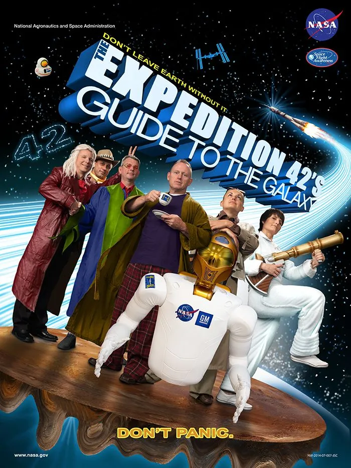 Постер міжнародної місії NASA до МКС