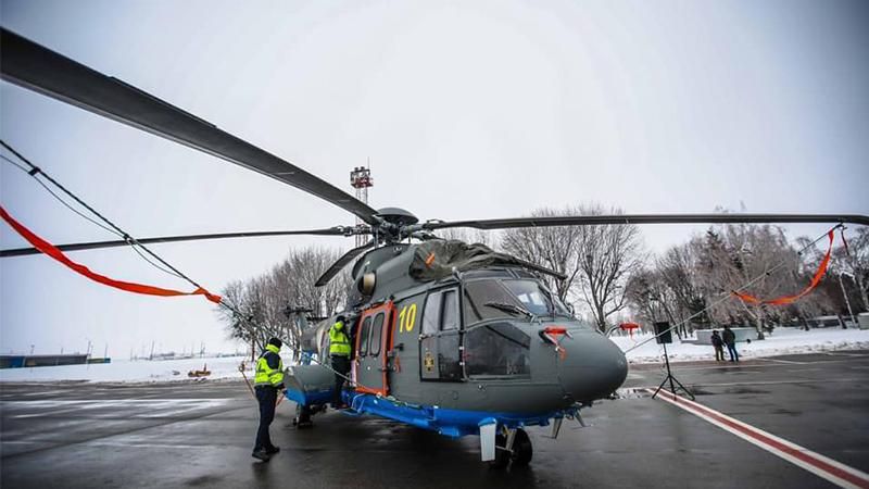 Французские вертолеты Airbus для усиления МВД прибыли в Украину