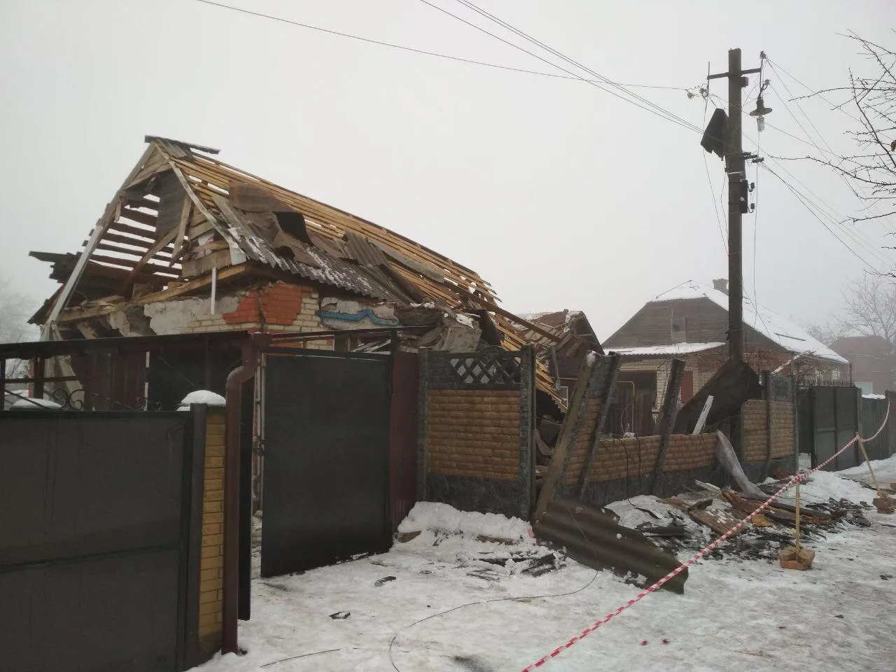 Будинок зруйнувало майже повністю Будинок зруйнувало майже повністю