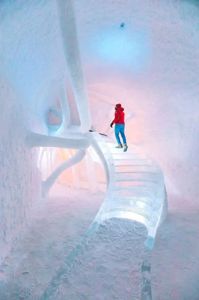 готель з льоду Швеція Лапландія