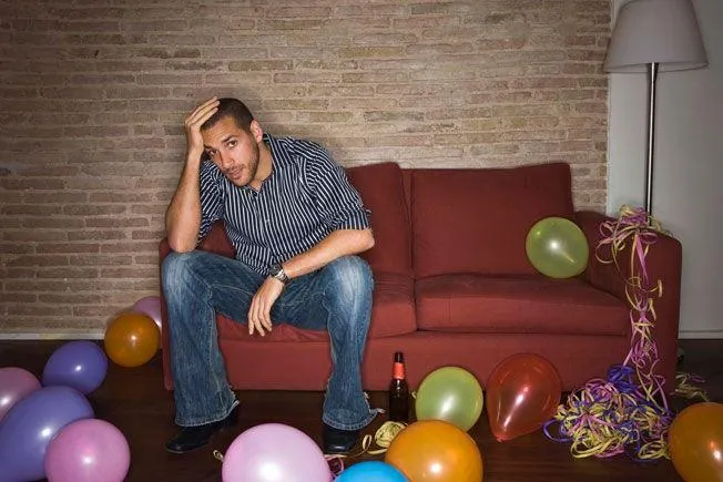 Депресія може виникнути через те, що ви ні з ким не будете святкувати Новий рік