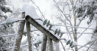 Негода в Україні: 479 населених пунктів залишилися без електрики