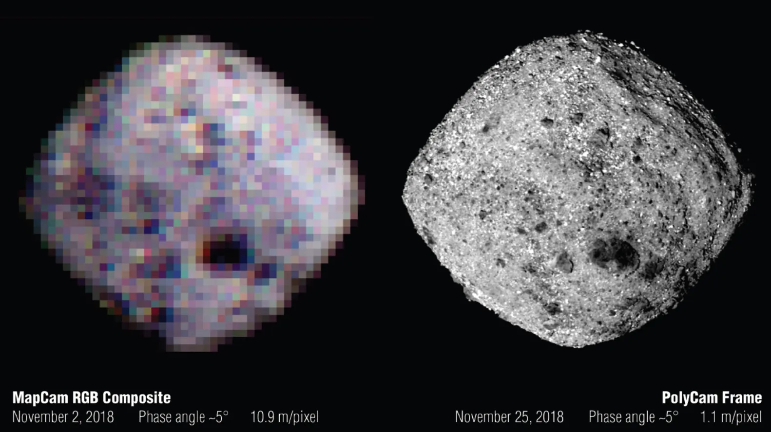 Фото астероїда Бенну