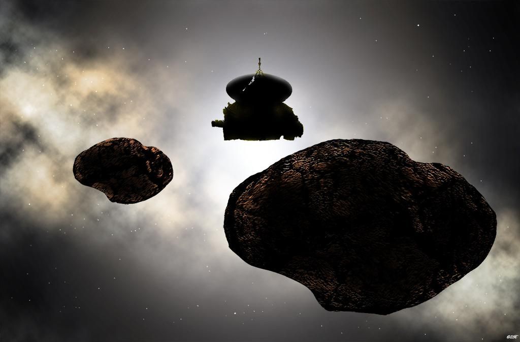 Станция New Horizons готовится к историческому сближению с астероидом Ultima Thule